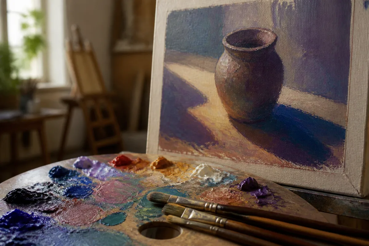 La couleur des ombres en peinture : sortir du gris